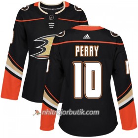 Dame Ishockey Anaheim Ducks Tröja Corey Perry 10 Adidas 2017-2018 Svart Authentic